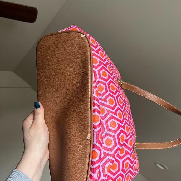 Nine West Pink and Red Geometric Shoulder Bag - Picture 3 of 11